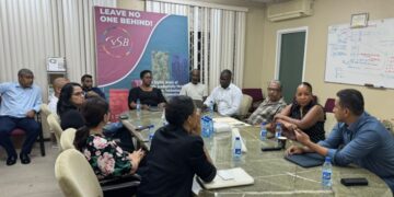 VSB Transport Douana Belastingen scaled e1729869762267 1200x606 1 Op maandag 21 oktober heeft de Transportgroep van de Vereniging Surinaams Bedrijfsleven (VSB) een belangrijke bijeenkomst gehad met mevrouw Marita Wijnerman, directeur van Belastingen.