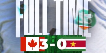 Canada beëindigt Nations League avontuur Suriname