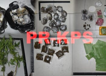 Politie Nickerie neemt aanzienlijke hoeveelheid drugs in beslag