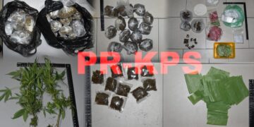 Politie Nickerie neemt aanzienlijke hoeveelheid drugs in beslag