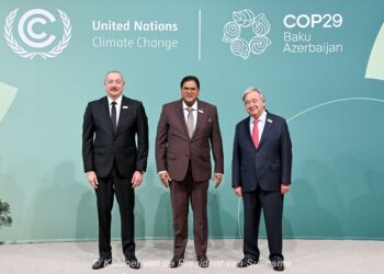 COP29 Wereldleidersactie-summit van start in Bakoe: Santokhi vertegenwoordigt Suriname
