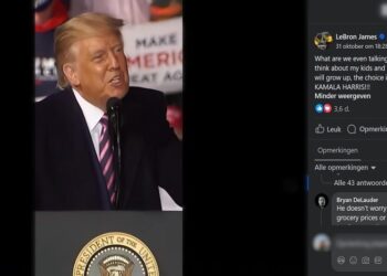 LeBron James toont krachtige steun aan Kamala Harris