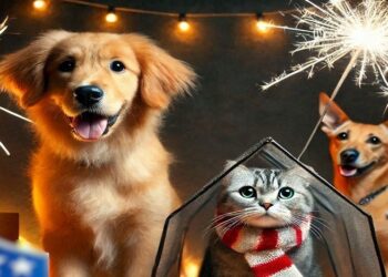 huisdieren bescherming vuurwerk De vuurwerkperiode rond de jaarwisseling kan voor huisdieren een stressvolle en angstaanjagende tijd zijn. Het harde geluid en de felle lichtflitsen kunnen leiden tot paniek, wat gevolgen kan hebben voor hun fysieke en mentale welzijn. Als huisdiereneigenaar is het belangrijk om maatregelen te nemen om je dier te beschermen en gerust te stellen.