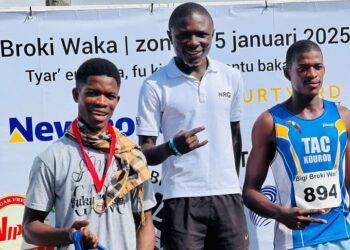 Pomba wint voor de vierde keer 10km snelloop Bigi Broki Waka