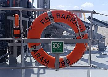 IMG 20250228 104429 Het marineschip ‘de Barracuda’ moet onderhouden blijven worden en na het aanstellen van een nieuwe minister moet het plan om de Surinaamse grenswateren te beschermen worden voortgezet...