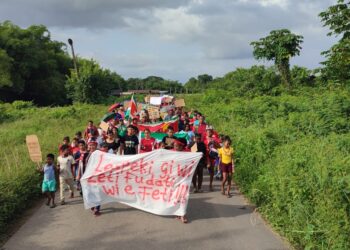 WhatsApp Image 2025 02 24 at 5.43.23 PM De Vereniging van Inheemse Dorpshoofden in Suriname (VIDS) heeft een dringende oproep gedaan aan de Organisatie van Amerikaanse Staten (OAS) om met hernieuwde vastberadenheid te werken aan de bescherming en bevordering van de rechten van Inheemse volken...