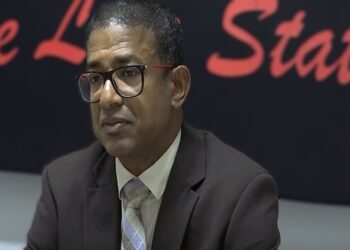 Delano Landvreugd minister van Binnenlandse Zaken, Beeld: ABC Suriname
