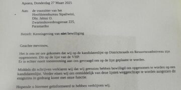 Kandidaatstelling zonder toestemming: zeven personen eisen schrapping van VHP-lijst