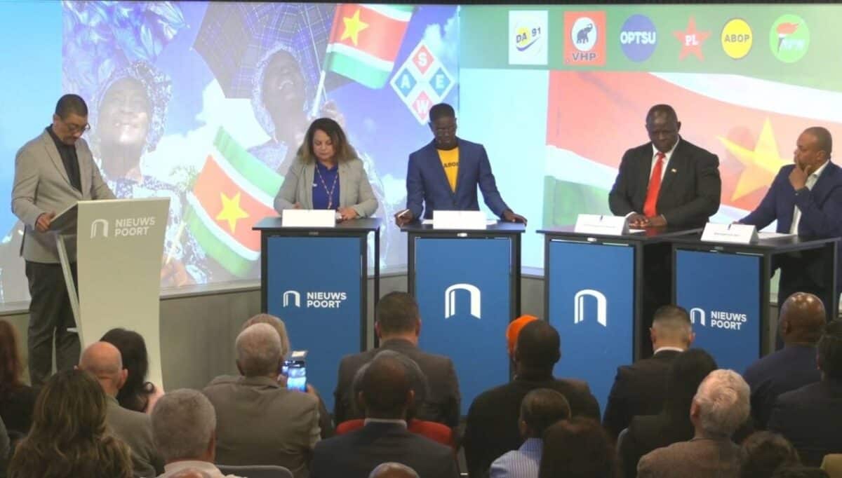 Harde statements bij verkiezingsdebat over Suriname in Nederland