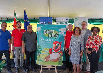 SAMAP sluit af met opening van Suriname’s eerste verwerkingslijn voor cassavepap