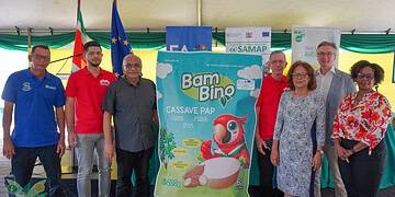 SAMAP sluit af met opening van Suriname’s eerste verwerkingslijn voor cassavepap