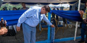 Chan Boosterstation swm Met de ingebruikname van het booster-station in Vredenburg op dinsdag 6 mei 2025, is een belangrijke stap gezet in het verbeteren van de watervoorziening voor duizenden huishoudens in onder meer Vredenburg Serie B, het Krisnasing- en het Poenai-project.