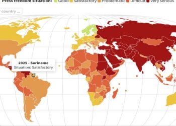 Wereldwijde persvrijheid op historisch dieptepunt: Economische druk grootste bedreiging volgens RSF-index 2025