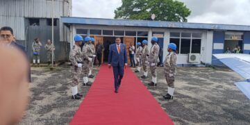 President Santokhi opent Surinaams saleskantoor van Grassalco in Guyana