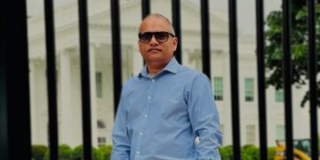 Chander Mahabir,politicoloog. Beeld: collectie Mahabir