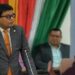 Asis Gajadien van de VHP fractie sprak zijn afkeuring. Beeld: DNA
