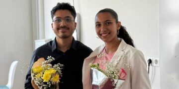 1753208240311blob Shariq Bipat en Payal Debipersad, studenten werktuigbouwkunde aan de Anton de Kom Universiteit van Suriname (AdeKUS), hebben vorige maand juni, met succes hun thesisonderzoek gepresenteerd aan de Universiteit van Amsterdam (UvA)...