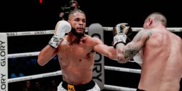 Chico Kwasi 700x467 1 GLORY wereldkampioen weltergewicht Chico "Luffy" Kwasi (44-5-2, 23 KO) keert terug om zijn titel voor de vierde keer te verdedigen tijdens GLORY 103: Last Heavyweight Standing, dat op 23 augustus plaatsvindt in de iconische Rotterdamse Ahoy arena.