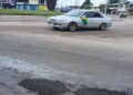 rotonde Jagernath Lachmonstraat, beeld: Wegenautoriteit Suriname