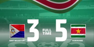 528029727 1158127706349326 369955367889224339 n e1754484334571 De jongens van de nationale U-15-selectie van Suriname zijn sterk begonnen aan de Concacaf Boys U-15 Championship 2025. In de eerste wedstrijd van Groep J werd Sint-Maarten met 5-3 verslagen. Amoko Prefor werd de held aan de zijde van Suriname met vijf treffers...