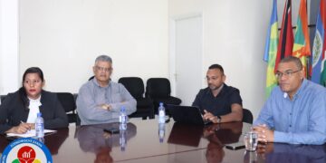 IMG 0326 1536x1024 1 Het Ministerie van Economische Zaken, Ondernemerschap en Technologische Innovatie (EZOTI) heeft de samenwerking met het KMO-fonds, Trustbank Amanah en het Suriname Business Forum (SBF) verder verstevigd. Tijdens een ontmoeting op 22 augustus 2025 stonden de stimulering van ondernemerschap en economische diversificatie centraal.