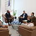 IMG 9779 Minister André Misiekaba van Volksgezondheid, Welzijn en Arbeid heeft maandag de Franse ambassadeur Nicolas de Lacoste ontvangen voor een kennismakingsgesprek. Het bezoek stond in het teken van het versterken van de samenwerking tussen Suriname en Frankrijk, met bijzondere aandacht voor de gezondheidszorg.