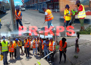 Screenshot 2025 08 24 122617 In het centrum van Paramaribo is vorige week zondag een bijzondere schoonmaakactie van start gegaan. Het initiatief komt van buurtmanager majoor van politie Leverni Blokland, ondersteund door inspecteur van politie derde klasse Diego Druivendal...