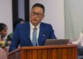 Stephen Tsang minister van Openbare Werken en Ruimtelijke Ordening.Beeld: DNA tv
