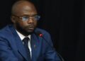 Andre Misiekaba, minister van Volksgezondheid, Welzijn en Arbeid.