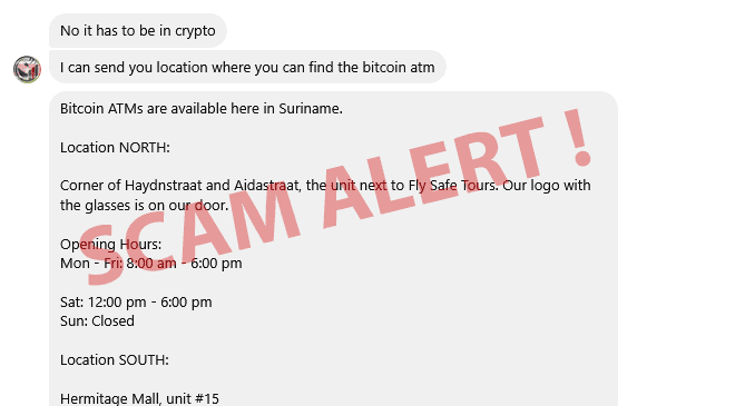 scam alert 4 Op sociale media circuleert momenteel een misleidende campagne waarin de naam en het logo van de Suriname Investment & Trade Agency (SITA) worden misbruikt om zogenoemde geautomatiseerde handelsbots aan te prijzen...