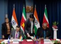 9e308f8e 1ca7 402e bce4 c16430357c97 1536x1024 1 Suriname en India hebben hun bilaterale samenwerking een nieuwe impuls gegeven met de ondertekening van een overeenkomst voor de uitvoering van zogenoemde Quick Impact Projects (QIPs)...