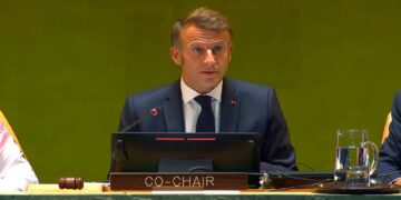 Macron UN 2025 Frankrijk heeft maandag officieel de Palestijnse staat erkend tijdens de openingszitting van een belangrijke bijeenkomst van de Algemene Vergadering van de Verenigde Naties.