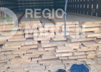 561090674 122320197092001925 160584540959711906 n De politie van Brokopondo heeft dinsdag 14 oktober 2025 bij een verkeerscontrole op de kruising Afobakaweg en Brownsweg een truck met een verborgen lading illegaal hout onderschept. De bestuurder en de vermoedelijke eigenaar van het hout zijn aangehouden.