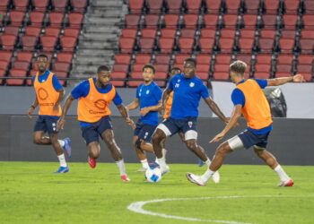 Training van het Surinaams team in Panama