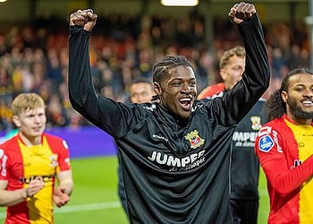 Deventer, Wednesday 19 April 2023, season 2022 / 2023 , match between Go Ahead Eagles and RKC Waalwijk, Final result 3-2 (2-1)