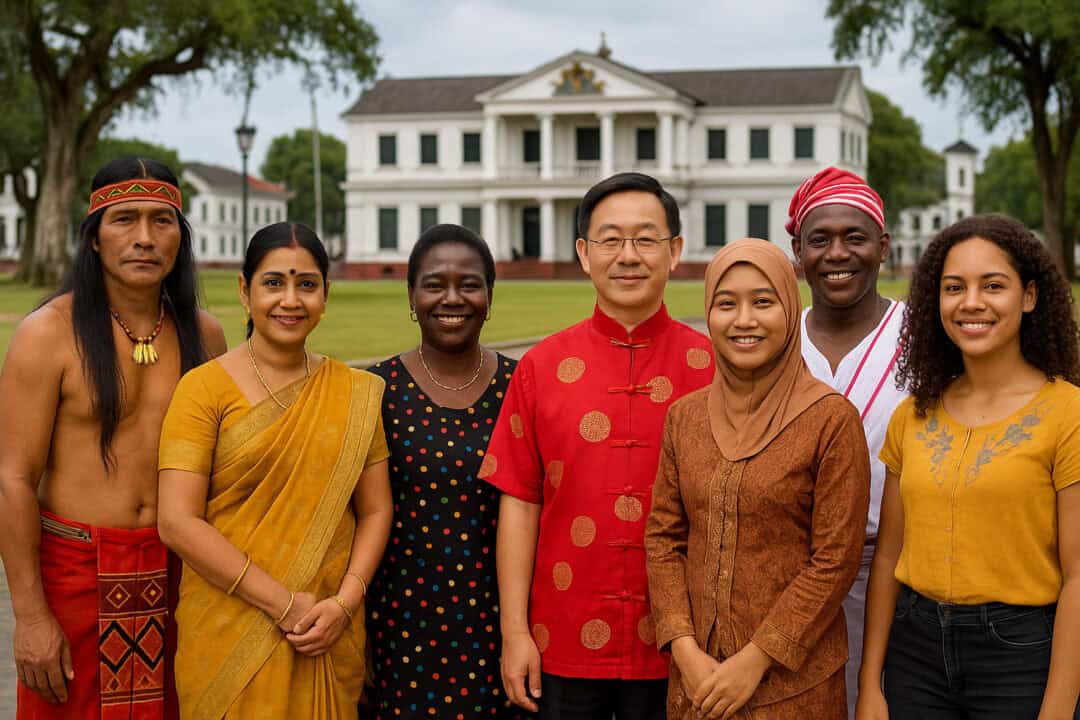 bevolkings groepen suriname key news 1 Op de Dag der Marrons sta ik, 57 jaar en van gemengde afkomst, stil bij wat ons land werkelijk bouwt: natievorming. Niet alleen wegen en wetten, maar vooral mensen. Saamhorigheid, wederzijds respect en liefde zijn de motor van Surinames vooruitgang.