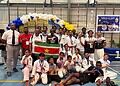 584305454 1273235901511299 8309801204511827306 n Het Surinaamse karateteam heeft een indrukwekkende prestatie geleverd tijdens het Buena Vista International Championship, dat op 7 en 8 november op Curaçao werd gehouden. Met een team van 21 toegewijde karateka’s wist Suriname de tweede plaats te bemachtigen in het landenklassement.