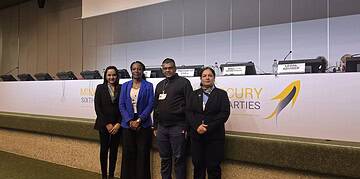 WhatsApp Image 2025 11 07 at 8.25.39 AM Suriname bevestigt op de Minamata COP-6 in Genève zijn betrokkenheid bij de wereldwijde aanpak van kwikvervuiling. De conferentie vond plaats van 3 tot en met 7 november 2025 en bracht landen samen die partij zijn bij het Verdrag van Minamata inzake Kwik.