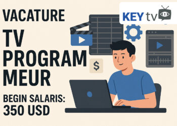 keytv vacature featured 1536x1024 Key TV 8.2 is op zoek naar een betrouwbare en flexibele TV programmeur die onze dagelijkse uitzendingen helpt plannen, content verwerkt en waar nodig ondersteunt bij interne producties.