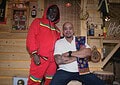 Op de foto: Iwan Esseboom (l) en Otty Rankin, die samen de remake van ‘Pikin Fu Sranan’ vertolken.