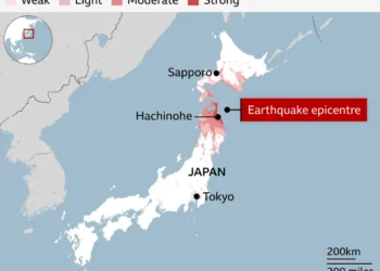 009f3940 d45c 11f0 a892 01d657345866.png Een krachtige aardbeving van 7,6 trof maandag de noordkust van Japan, met tsunamiwaarschuwingen die later werden afgezwakt. Duizenden evacuaties en schade-inspecties domineren de nasleep in deze seismisch kwetsbare regio - Lees meer en laat een reactie achter...