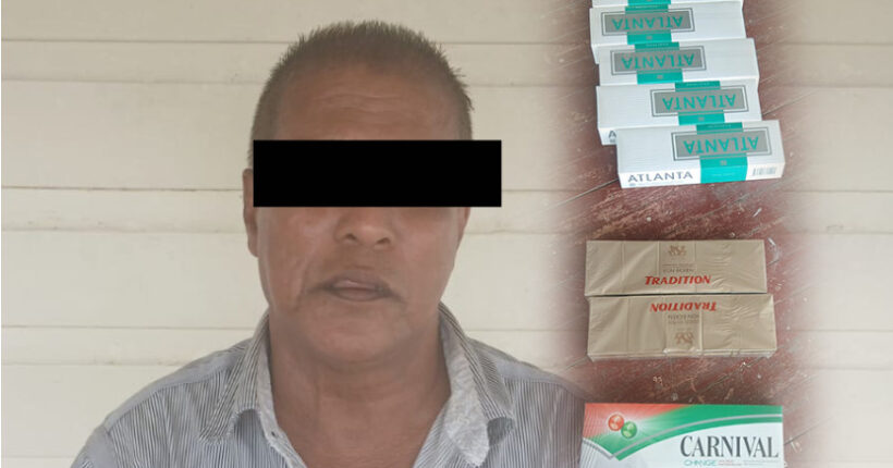 Screenshot 2025 12 13 145358 De politie in Nickerie pakte een man op met illegale sigaretten en contant geld. Lees verder voor meer details over deze zaak en het onderzoek.