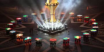 Opening Ceremony during the 2025 Africa Cup of Nations AFCON match between Morocco and Comoros at the Prince Moulay Abdellah Stadium in Rabat, Morocco on 21 December 2025 ©Gavin Barker/BackpagePix