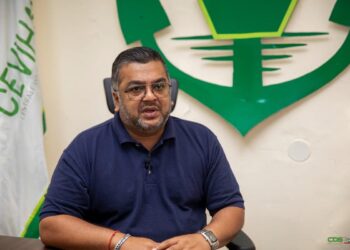 Naveen Kirpal, de nieuwe president-commissaris van de Centrale voor Vissershavens in Suriname (Cevihas NV) | Beeld CDS