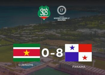 622380116 1302752711886824 1911742161074244595 n e1769553893862 De Surinaamse U-17-dames selectie is maandagmiddag wederom ingeblikt op de Concacaf Women's Under-2026 Qualifiers. Na een 5-0 achterstand bij de rust verloren de Surinaamse dames de wedstrijd tegen Panama uiteindelijk met 8-0. De eerste wedstrijd werd zaterdag verloren met 7-0 van Bermuda.