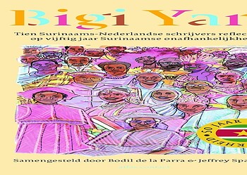 Parra Spalburg Bigi Yar 1 Minister van Onderwijs, Wetenschap en Cultuur, Dirk Currie, heeft maandag 12 januari 2026 het boek Bigi Yari – Een caleidoscopisch eerbetoon aan Suriname’s onafhankelijkheid in ontvangst genomen. De minister sprak zijn waardering uit voor de publicatie en zei te zullen nagaan op welke wijze de bundel binnen het onderwijs kan worden ingezet.