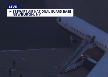 Aankomst Nicolas Maduro in New York. | Beeld ABC News