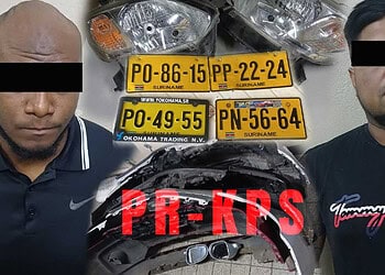 Screenshot 2026 01 14 164302 Twee verdachten zijn opgepakt voor diefstal van auto-onderdelen in Paramaribo. Lees verder voor meer details en hoe u kunt helpen.