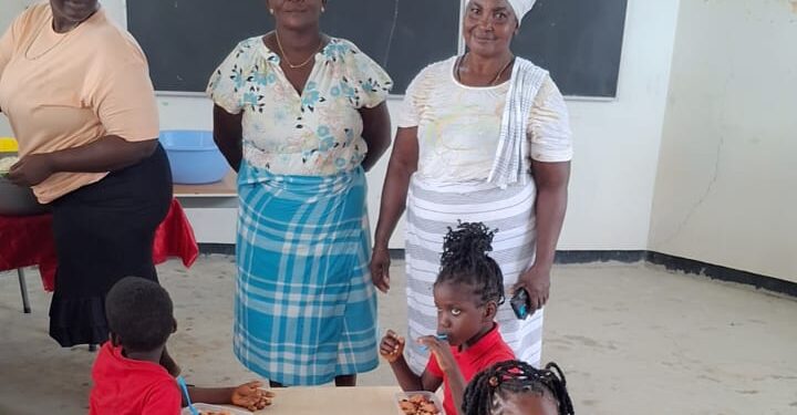 Schoolvoedingsprogramma uitgevoerd in het binnenland door Breadilicious.