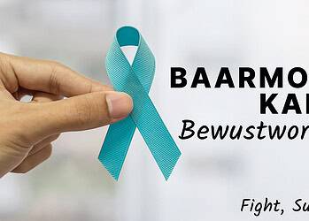 November Prostate Cancer Awareness month, Man holding Blue Ribbon for supporting people living and illness. Healthcare, International men, Father and World cancer day concept
